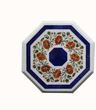 15 " Marbre Coin Côté Table