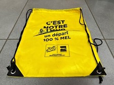 SAC SACOCHE MUSETTE VELO CYCLISME TOUR DE FRANCE DEPART LILLE 100% MEL 06/07/22