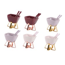 Pot à fondue au chocolat, ustensiles de cuisine, pot à thé pour bonbons,