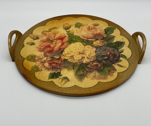Plateau rond bois decor - rond,