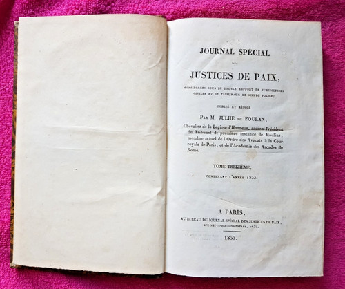 Livre ancien journal - livre,