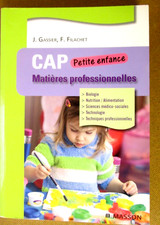 CAP petite enfance matières