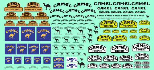 Decalcomanie decals camel - decals,