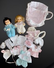 Rare Lot Poupées Sekiguchi My Little Baby Jumeaux Doll 1986 Vintage Japan