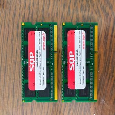 2 barrettes memoire DDR3 SODIMM de 4 GB chacune
