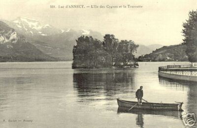 Cpa annecy 331 ile des - cpa,