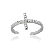 Bague pied croisée - de,