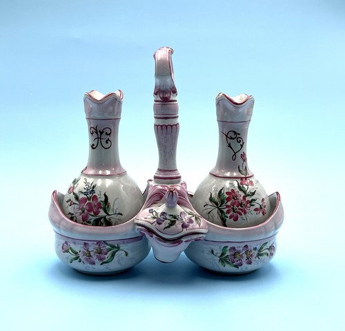 Huilier vinaigrier faience - huilier, en