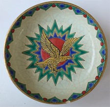 Force Aérienne Tactique - Cendrier Coupelle -13cm - Emaux de Longwy - Superbe