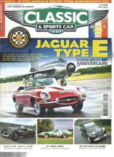 CLASSIC & SPORTSCAR N°34 JAGUAR TYPE E / NAPIER-RAILTON / AC COBRA COUPE / 2CV