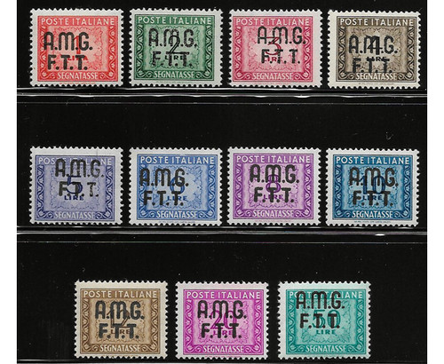 Timbres trieste amg - timbres, amg-ftt