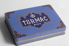 Boîte à Cigarettes tôle Turmac bleu (63021)