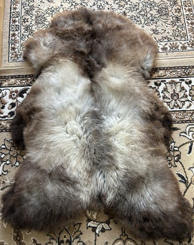 Tapis peau mouton à - peau, de