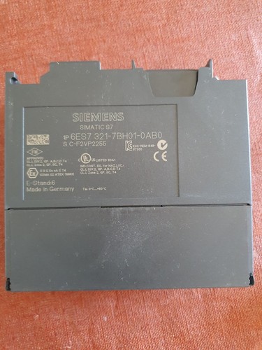 Siemens carte entrée automate