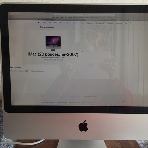 Imac pouces 2007 dvd bon - imac,