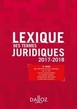 Lexique des termes juridiques