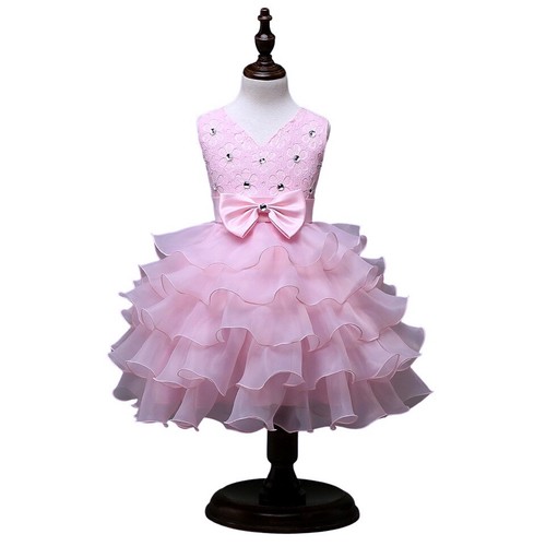 Robe volants rose c - volants,