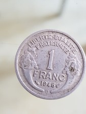 PIECE DE 1 Franc  de 1946 MORLON   en alu