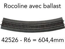 Roco rail courbe 604 mm - roco,