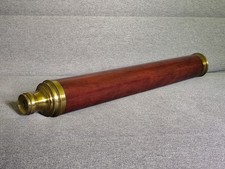 Lunette astronomique ancienne signée Dudley Adams (1762-1830)