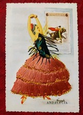 CPA:Espagne - Femme en robe