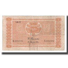 [#569075] Billet, Finlande, 5 Markkaa, 1945 (1946), KM:84, SGE+