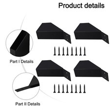 Supports de poteaux en bois supports de pergola 2 mm d'épaisseur construction j