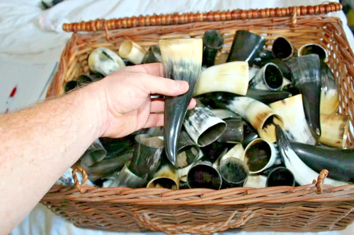Lot tasses corne à - de,