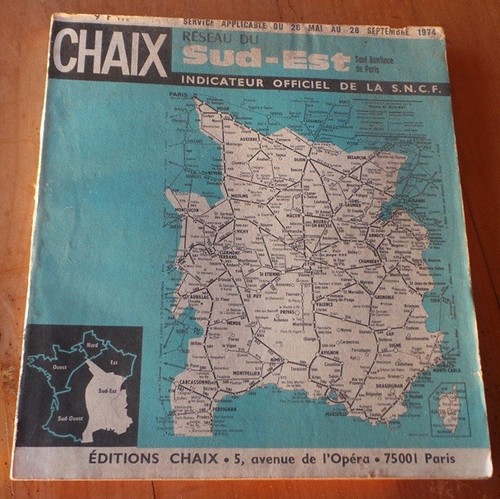 Rare sncf chaix region - rare,