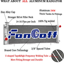 Radiateur Pour 91-2001 2000 1992 Jeep Comanche Cherokee XJ 2.5L 4.0L MT