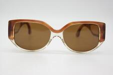 Lunettes De Soleil Vintage Robert La Roche 207 Marron Transparentes Ovales
