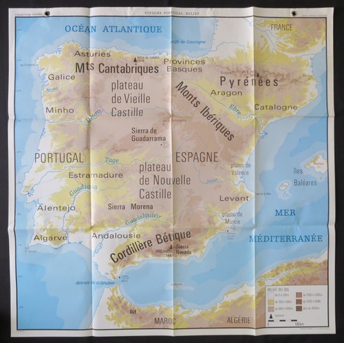 Carte géographie école