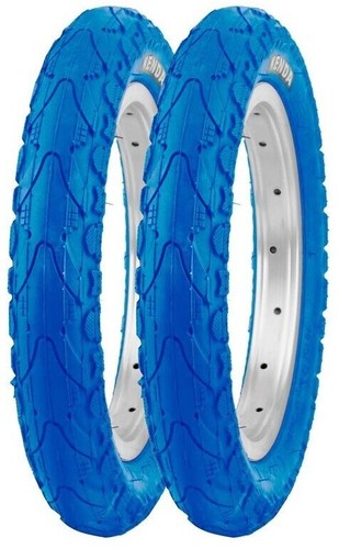 Pneus vélo bleu kenda 12 - vélo,