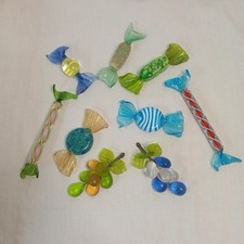 Ensemble de bonbons en verre de Murano Vintage 