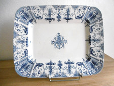 PLAT FAIENCE GIEN XIX ème