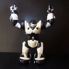 N23.118 robot vintage 2004 WowWee Silverlit blanc noir télécommandé électrique