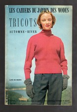 REVUE LES CAHIERS DU JARDIN DES MODES N°74 1953  TRICOTS  mode fashion