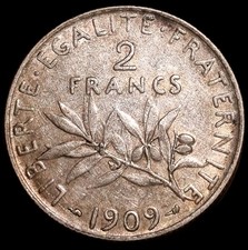 2 Francs 1909 Semeuse