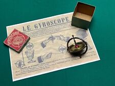 TOUPIE  GYROSCOPE   JOUET ANCIEN  DU DÉBUT  20 ÈME  n° 1
