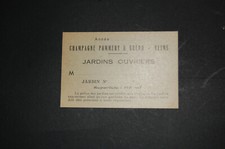 Cartes d'accès aux jardins