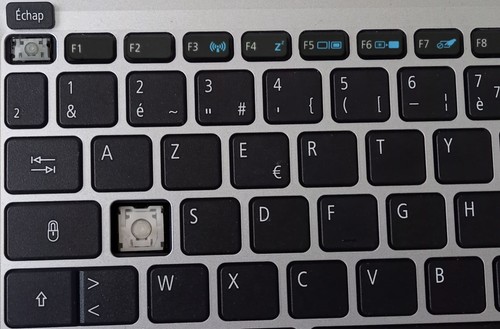 Touche clavier français - clavier,