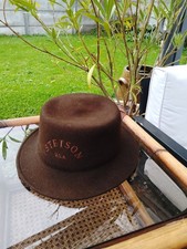 Chapeau STETSON made in USA couleur Marron 100% feutre laine 