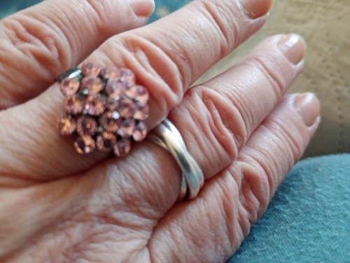 Superbe bague camélia - superbe,