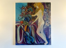 tableau ancien huile sur toile