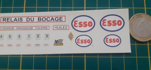 Decals decalcomanie déco esso - decals,