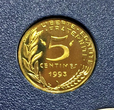 Centimes 1993 fdc sortie - 1993,