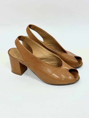 Sezane souliers brown leather - sezane,