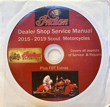 Indian Scout Motorcycle 2015-2019 Ultimate Manual Collection Service and More !