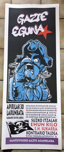 Affiche entoilee gazte eguna - entoilee,