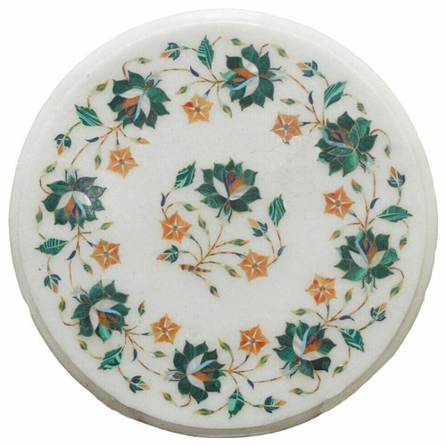 Marble inlay table - "marble, top